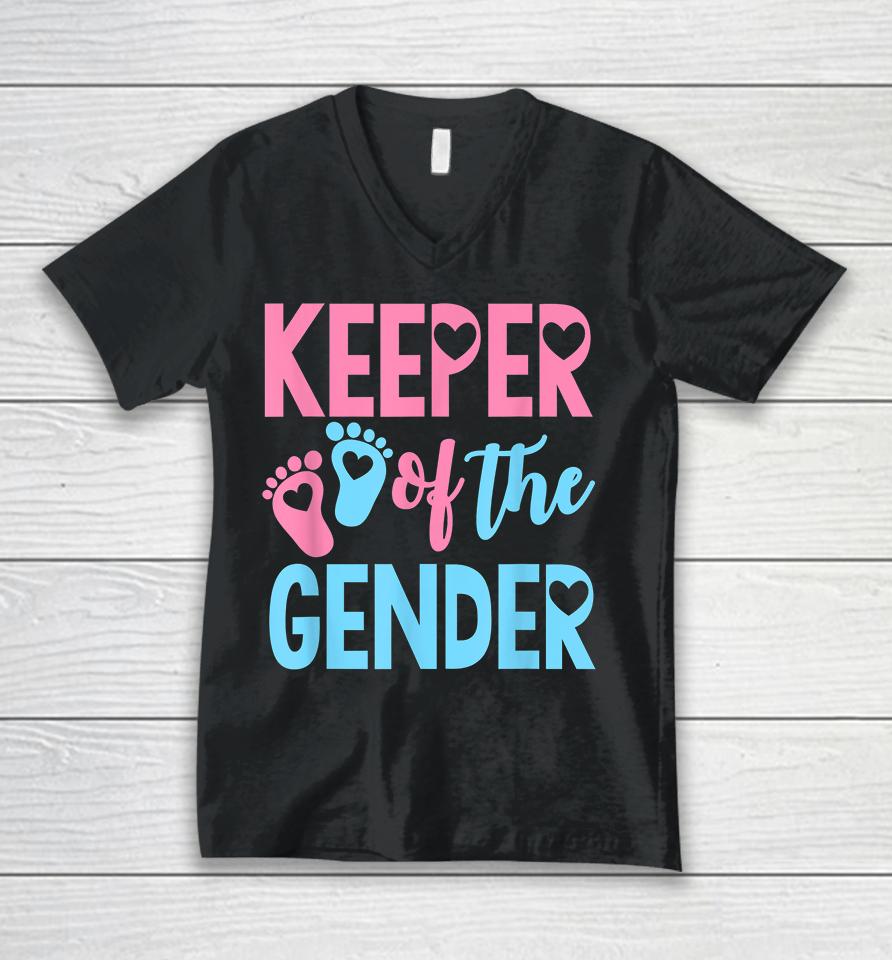 Keeper Of The Gender Unisex V-Neck T-Shirt