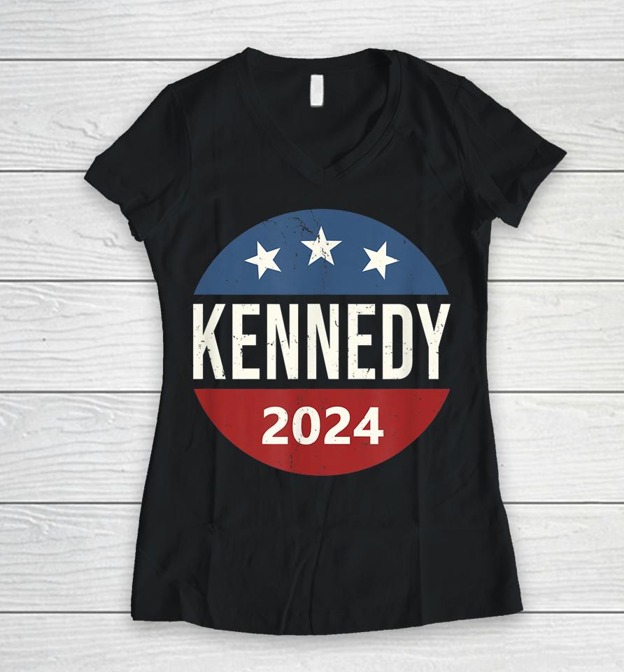 Kennedy 2024 Women V-Neck T-Shirt
