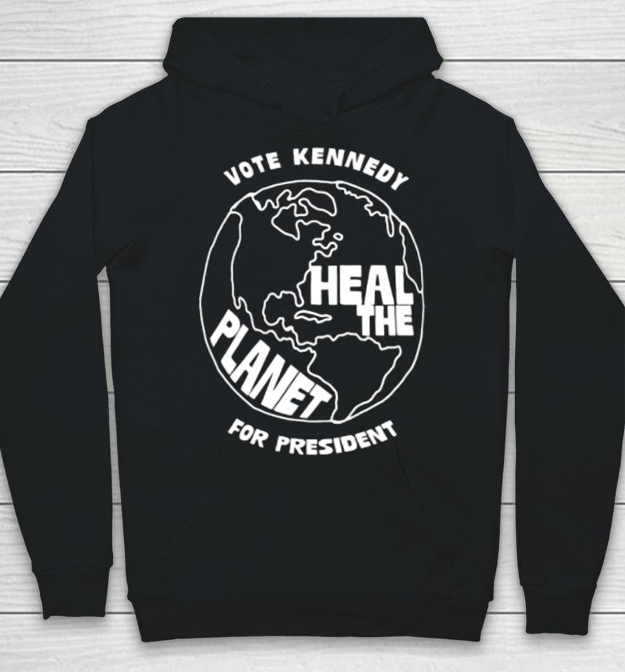 Kennedy24 Store Heal The Planet Hoodie