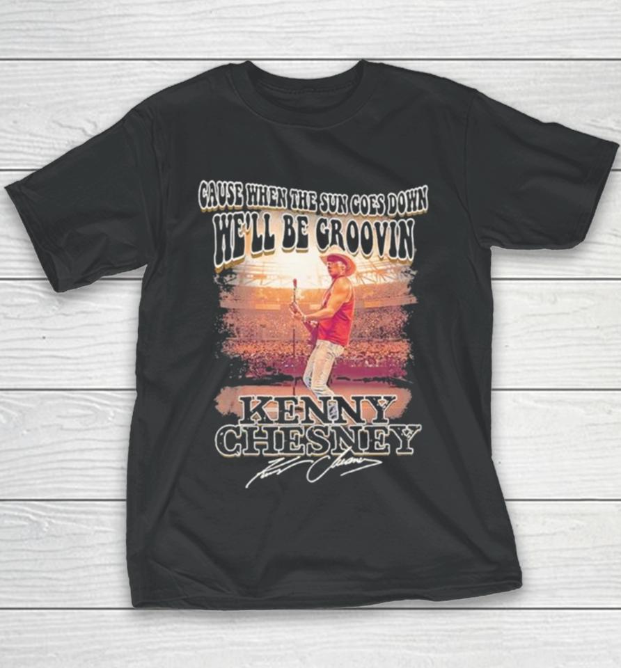 Kenny Chesney Live We’ll Be Groovin When The Sun Goes Down Youth T-Shirt