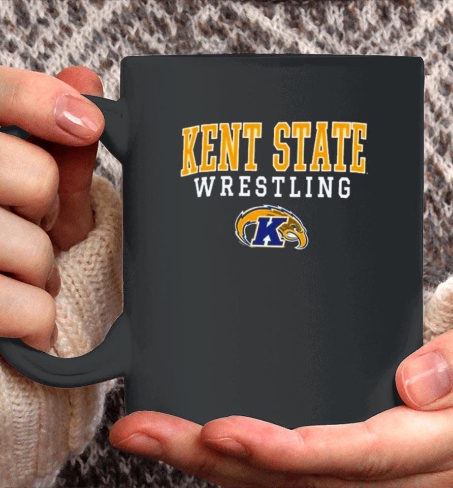 Kent State Golden Flashes Champion Wrestling Stack Logo Coffee Mug