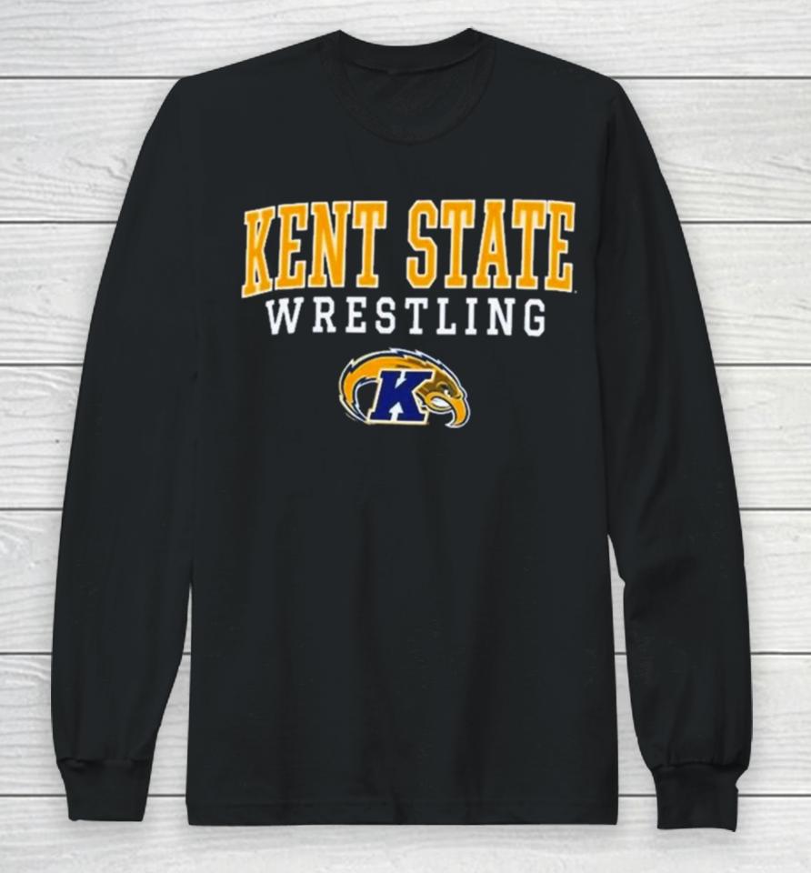 Kent State Golden Flashes Champion Wrestling Stack Logo Long Sleeve T-Shirt