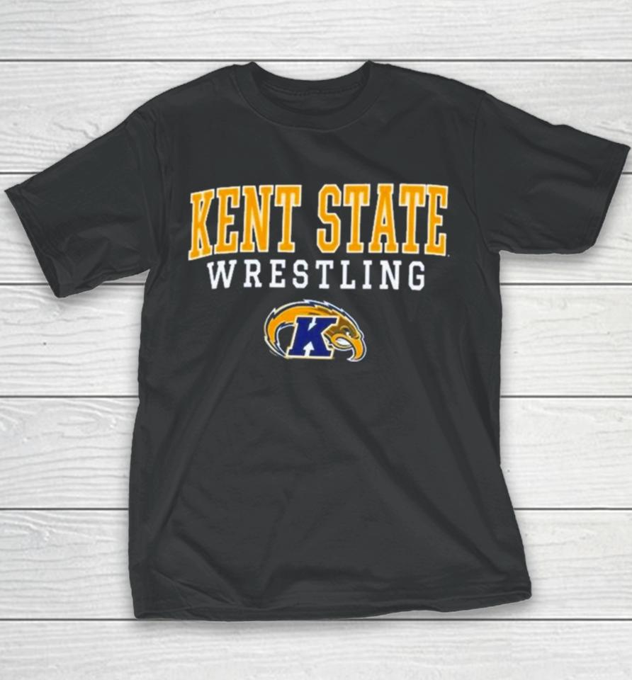 Kent State Golden Flashes Champion Wrestling Stack Logo Youth T-Shirt