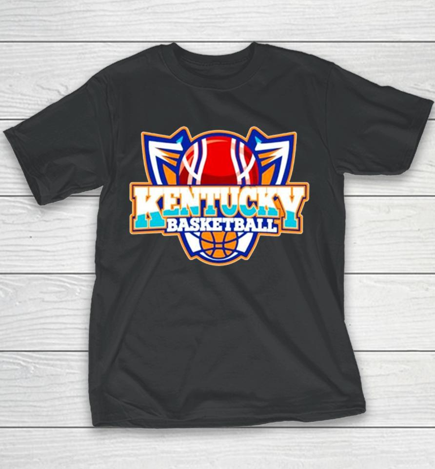 Kentucky Basketball Ncaa Team Logo Youth T-Shirt