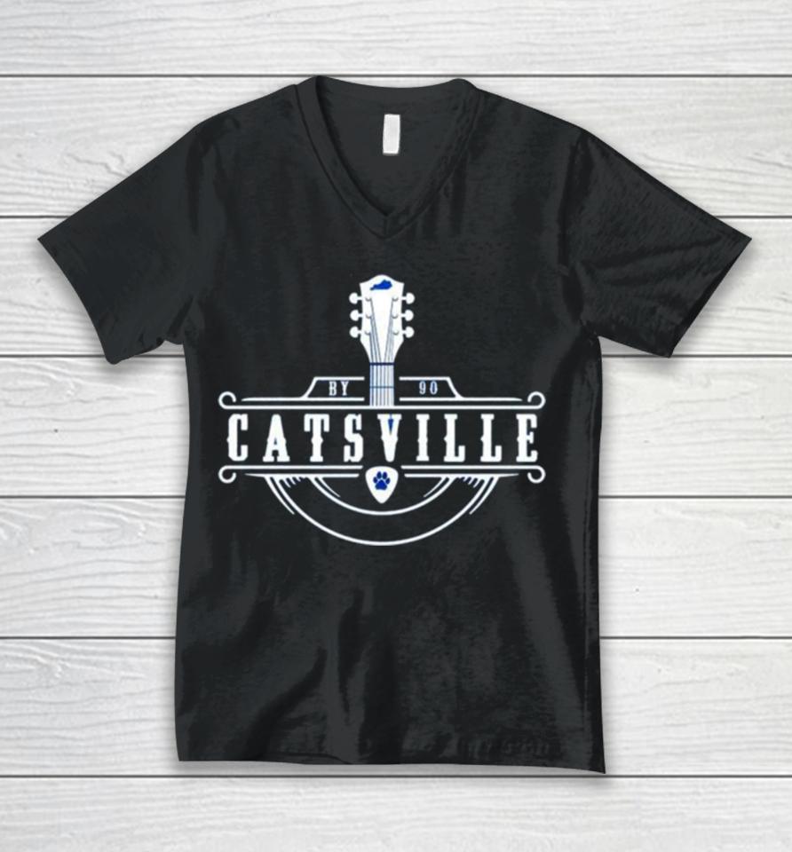 Kentucky Catsville Honky Tonk Unisex V-Neck T-Shirt