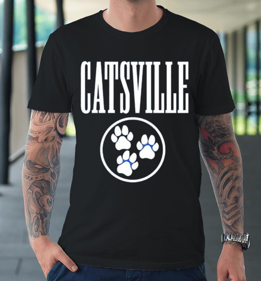 Kentucky Catsville Tri Paw Kids Premium T-Shirt
