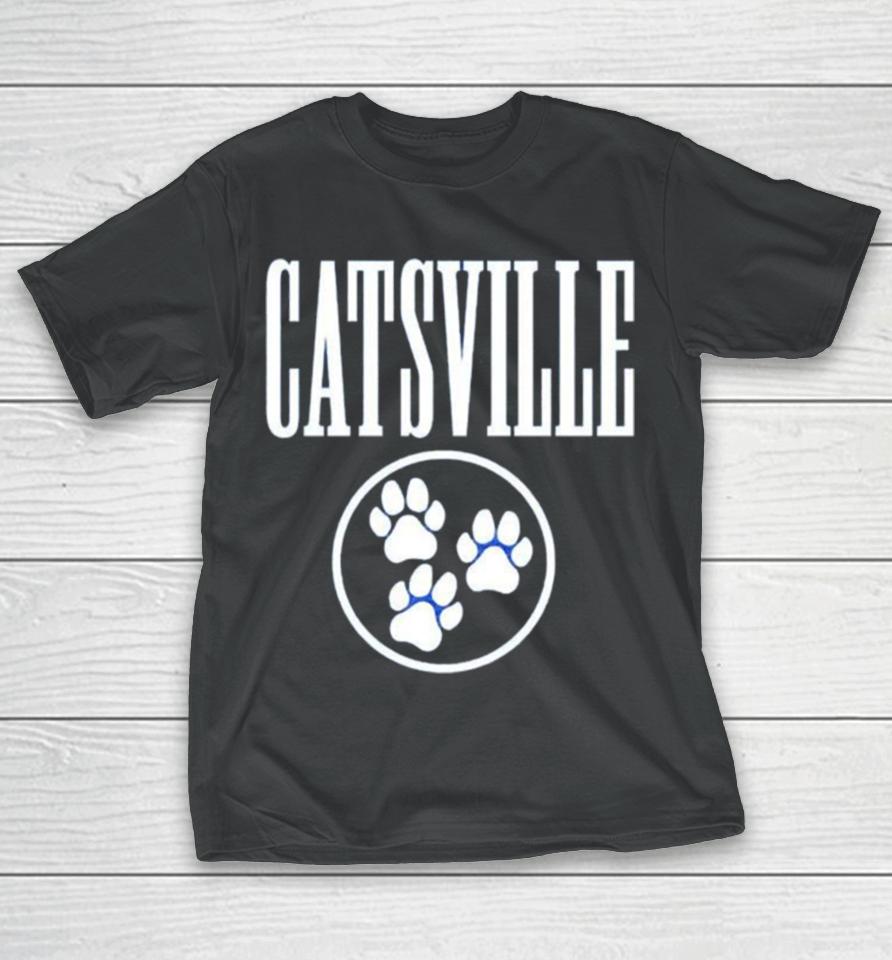 Kentucky Catsville Tri Paw Kids T-Shirt