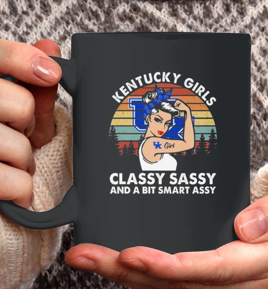 Kentucky Girls Classy Sassy And A Bit Smart Assy Vintage 2024 Coffee Mug