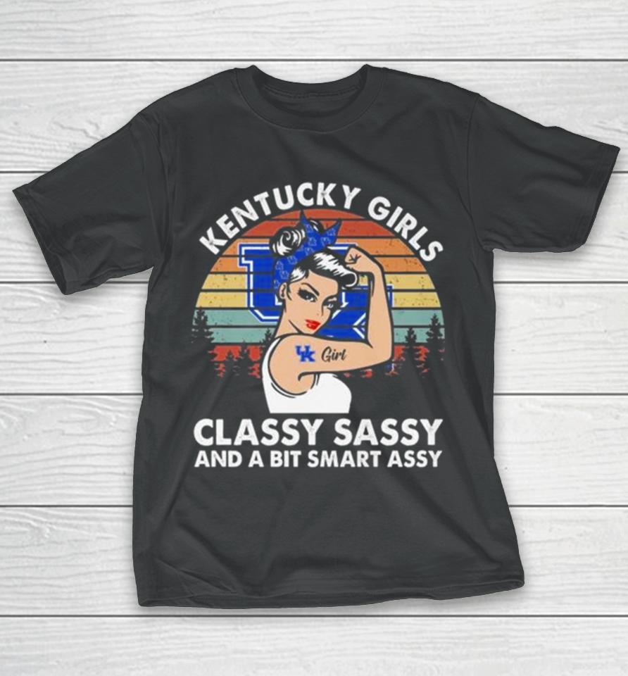 Kentucky Girls Classy Sassy And A Bit Smart Assy Vintage 2024 T-Shirt