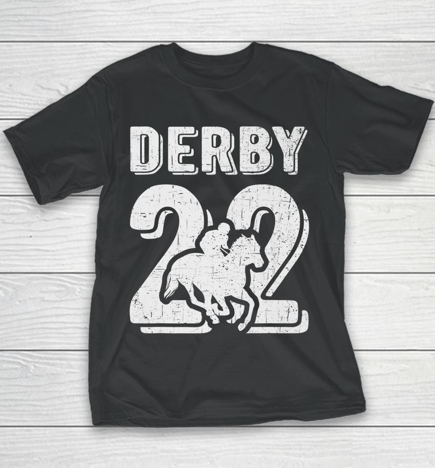Kentucky Racing 2022 Derby Horse Racing Youth T-Shirt