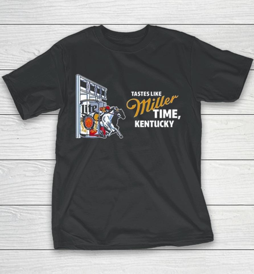 Kentucky Tastes Like Miller Time Youth T-Shirt
