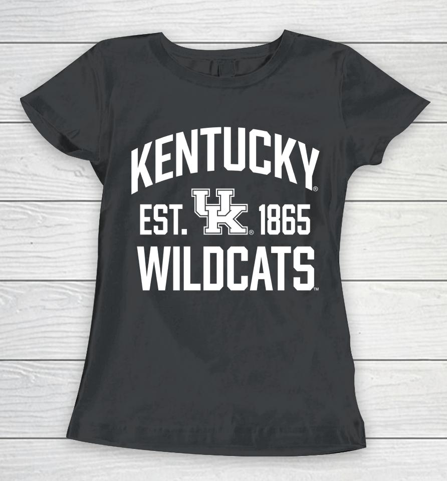 Kentucky Wildcats 1274 Victory Falls Est 1865 Women T-Shirt