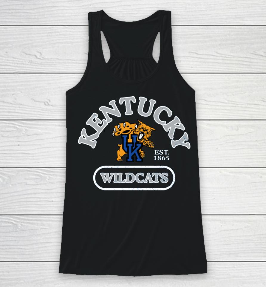 Kentucky Wildcats Old-School Pill Enzyme Washed Racerback Tank