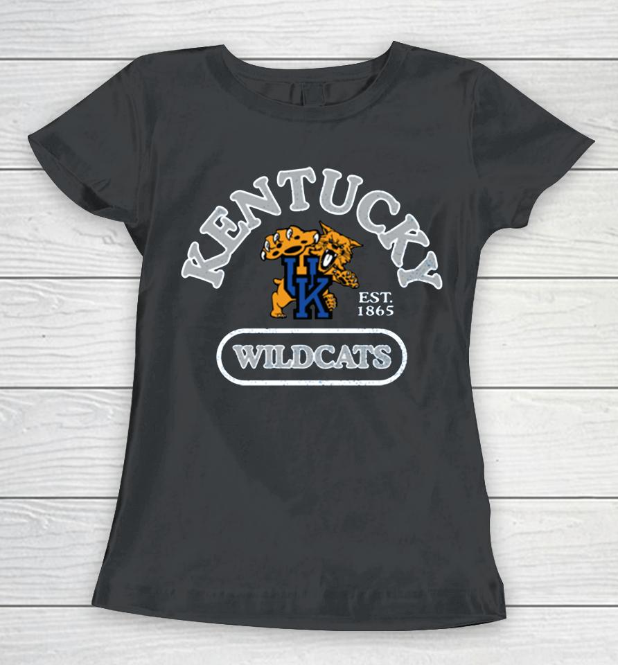 Kentucky Wildcats Old-School Pill Enzyme Washed Women T-Shirt
