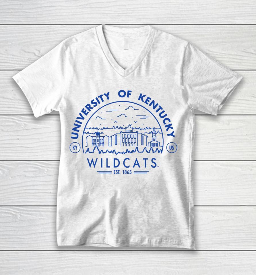 Kentucky Wildcats Premium Heavyweight University Unisex V-Neck T-Shirt