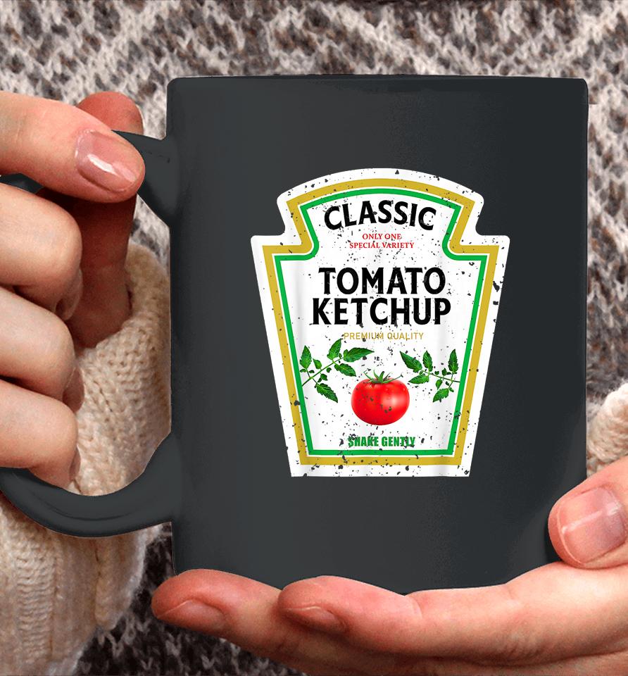 Ketchup Halloween 2022 Costume Matching Couple Mustard Mayo Coffee Mug