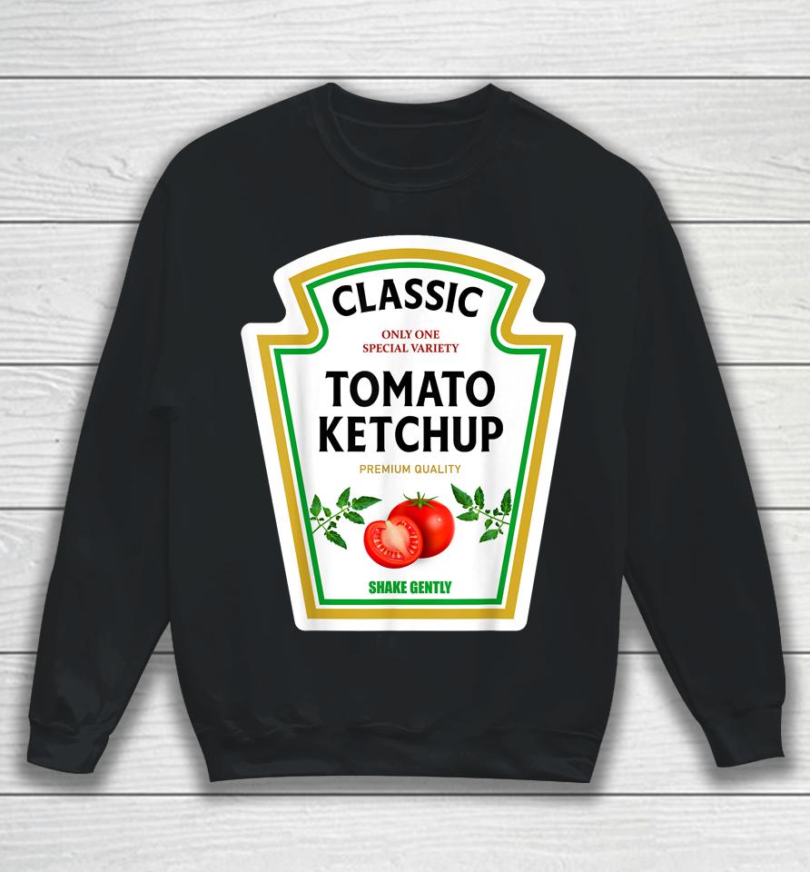 Ketchup Halloween 2023 Costume Family Matching Mustard Group Sweatshirt