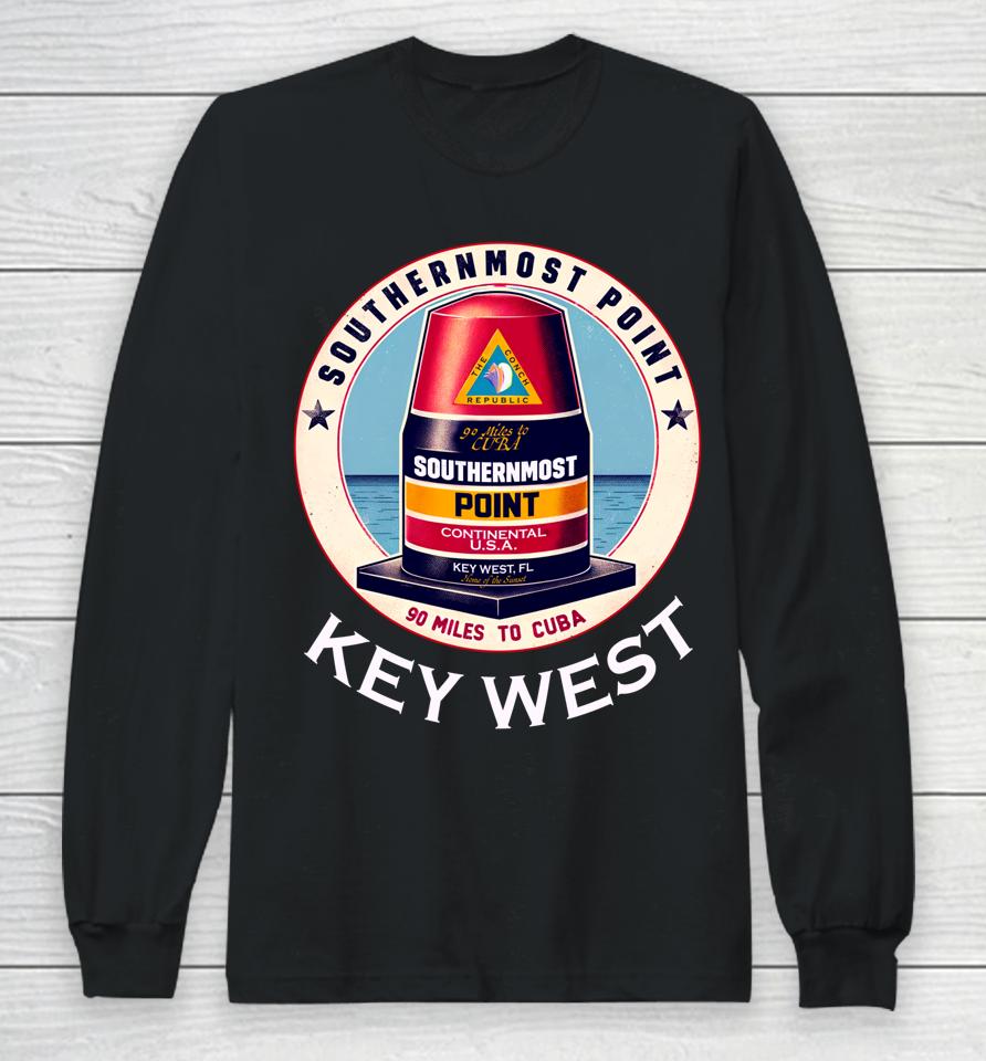 Key West Southernmost Beacon Tee Florida Long Sleeve T-Shirt