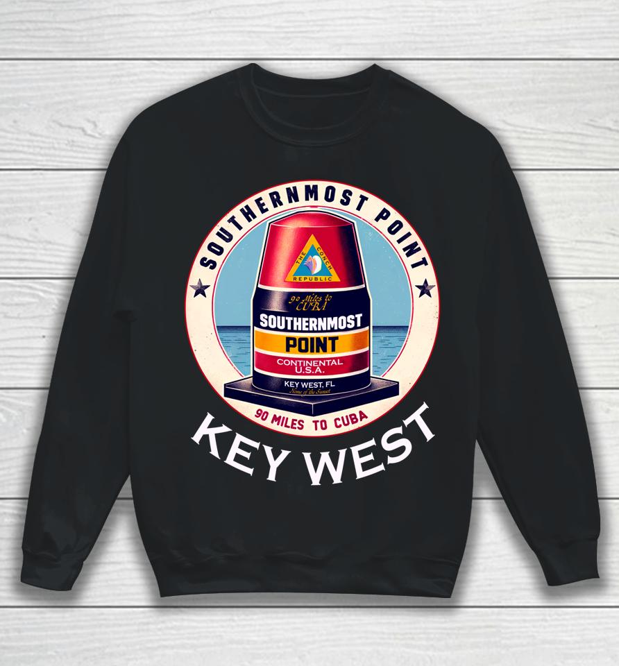 Key West Southernmost Beacon Tee Florida Sweatshirt