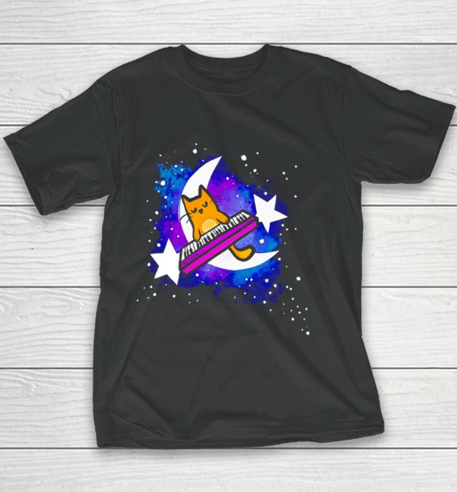 Keyboard Cat Galaxy Tour By Jasneko Youth T-Shirt