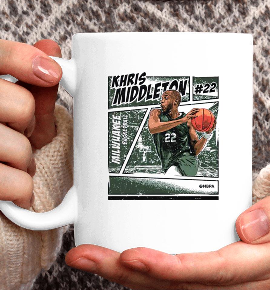 Khris Middleton Milwaukee Comic Slam Dunk Coffee Mug