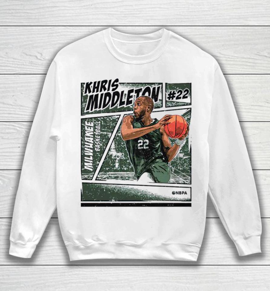 Khris Middleton Milwaukee Comic Slam Dunk Sweatshirt