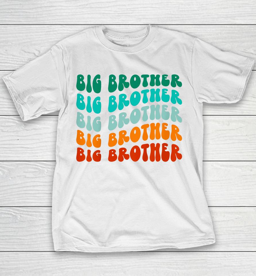 Kids Big Brother Shirt Boys Toddler Big Bro Sibling Announcement Youth T-Shirt