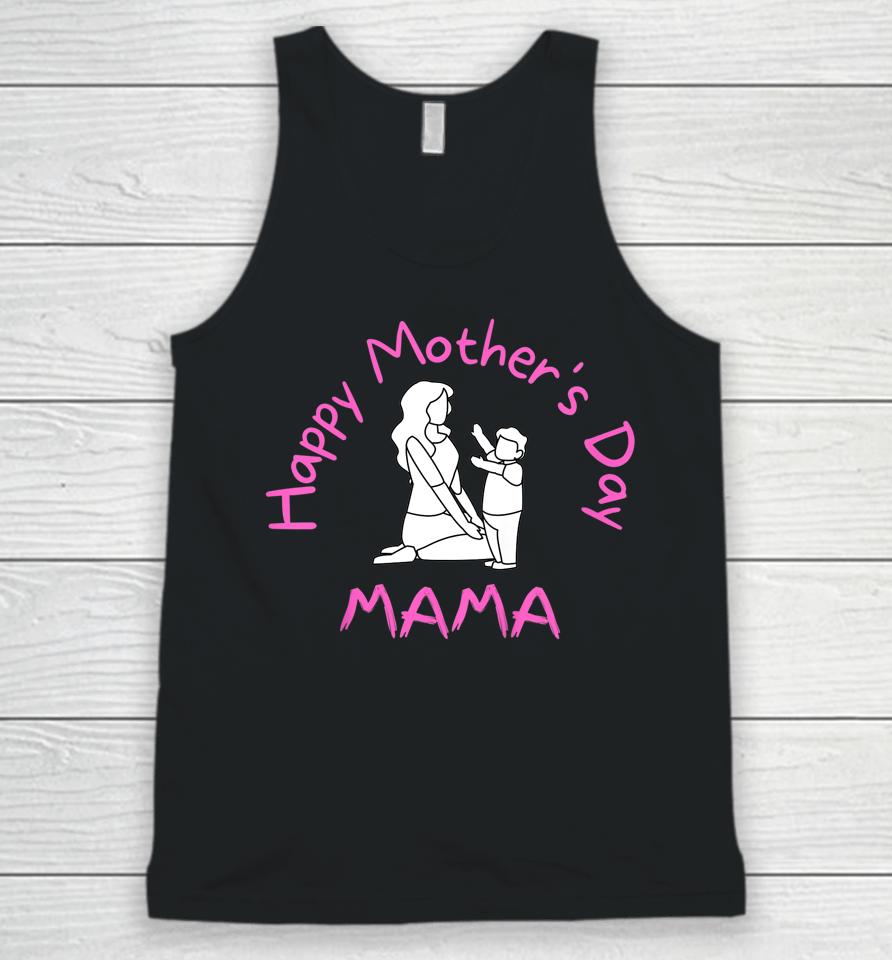 Kids Happy Mother's Day Mama For Toddler Unisex Tank Top