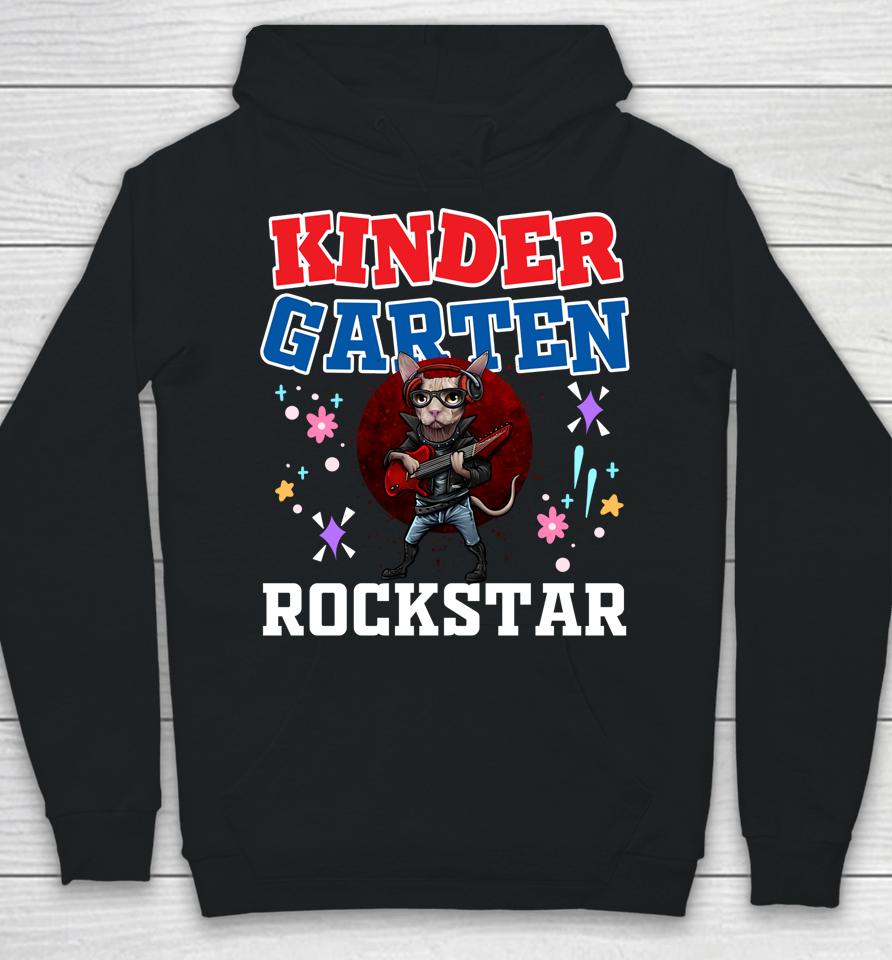 Kindergarten Rock And Roll Star School Hoodie