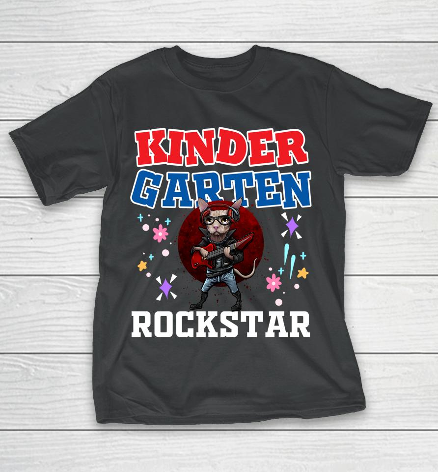Kindergarten Rock And Roll Star School T-Shirt