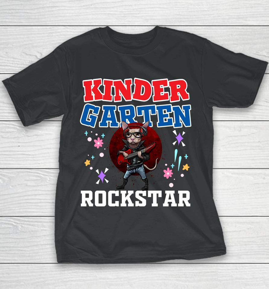 Kindergarten Rock And Roll Star School Youth T-Shirt