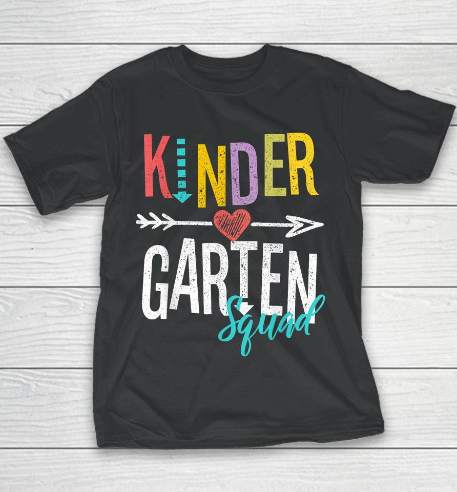 Kindergarten Squad Team Back To School Teacher Student Youth T-Shirt