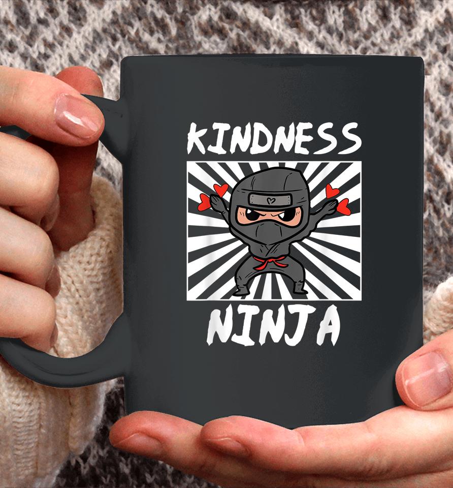 Kindness Ninja Funny Unity Day Orange Anti Bullying Coffee Mug