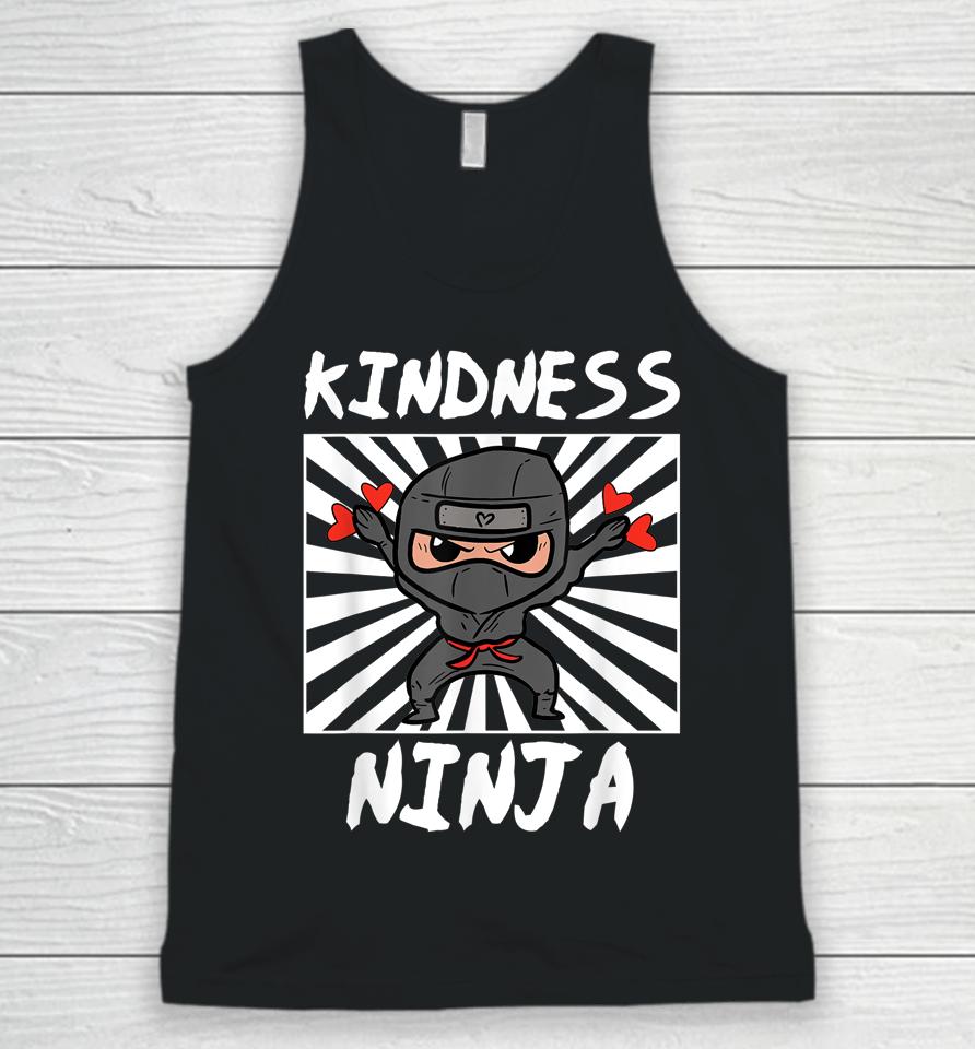 Kindness Ninja Funny Unity Day Orange Anti Bullying Unisex Tank Top