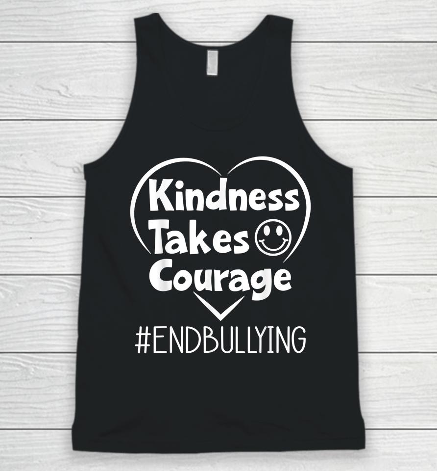 Kindness Takes Courage End Bullying Kids Awareness Unity Day Unisex Tank Top