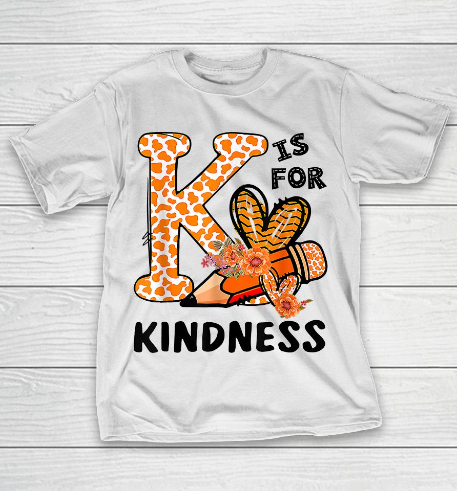 Kindness Unity Day Orange No Bullying Teachers T-Shirt