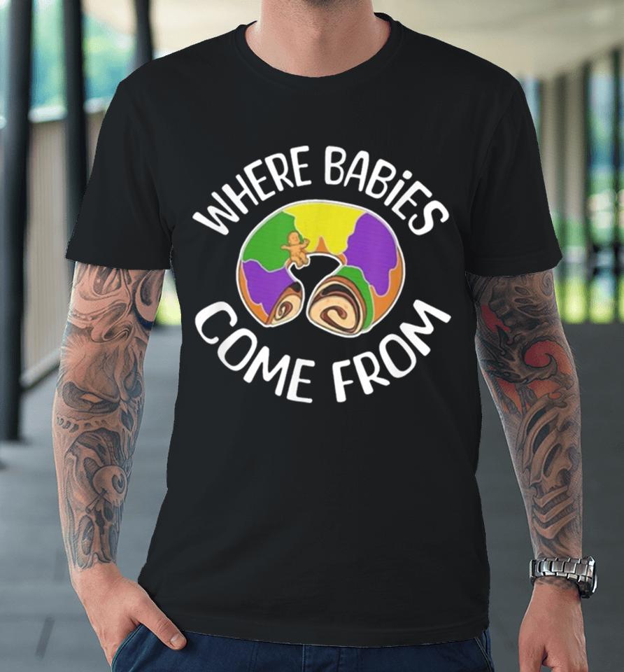 King Cake Where Babies Come From Premium T-Shirt