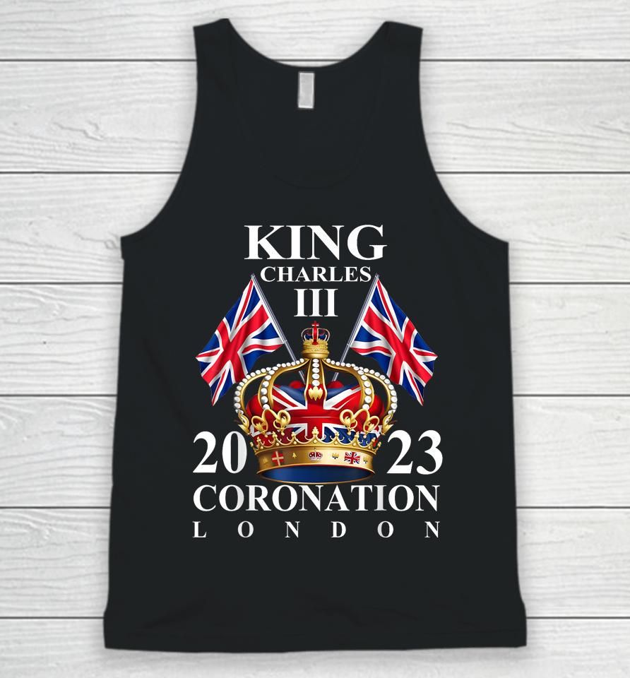 King Charles Iii British Monarch Royal Coronation May 2023 Unisex Tank Top