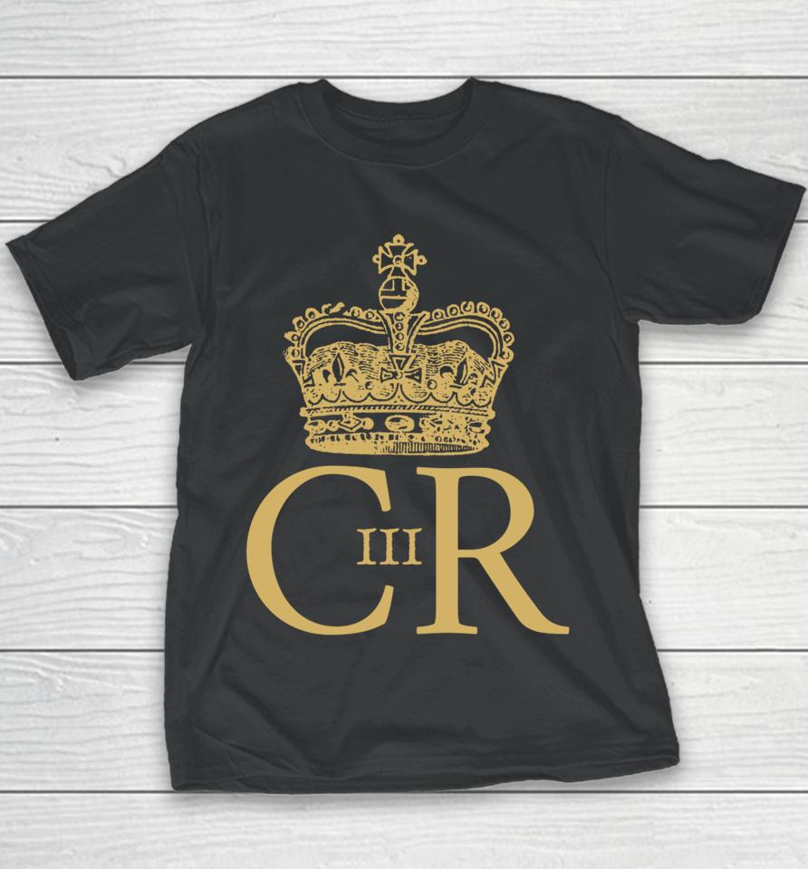 King Charles Iii British Uk Monarch Youth T-Shirt