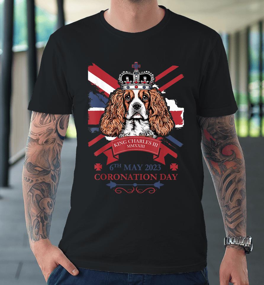 King Charles Iii Coronation 2023, British Bunting Coronation Premium T-Shirt