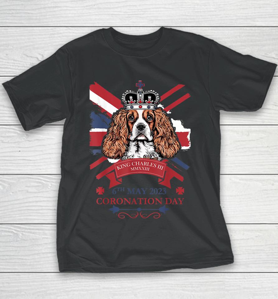 King Charles Iii Coronation 2023, British Bunting Coronation Youth T-Shirt