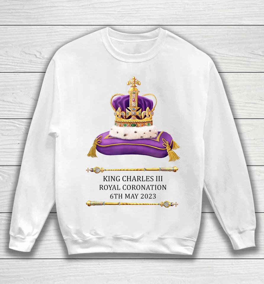 King Charles Iii Coronation 2023 British Souvenir Sweatshirt