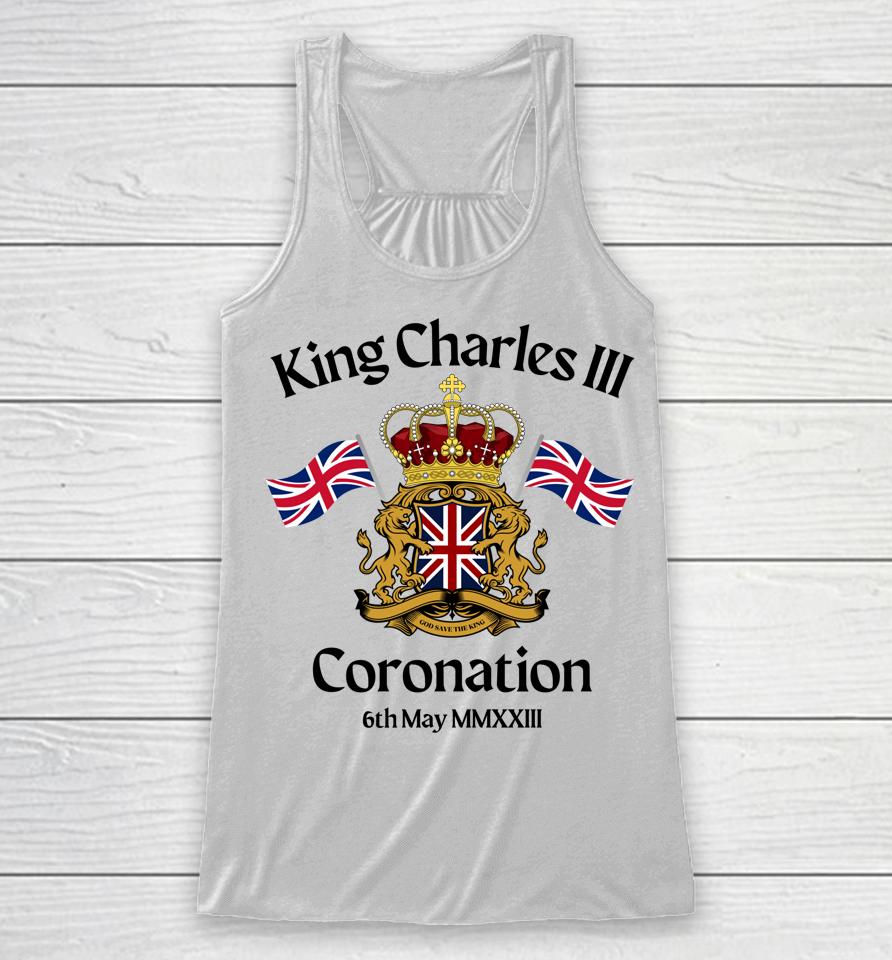 King Charles Iii Coronation 2023 The King's Coronation Racerback Tank