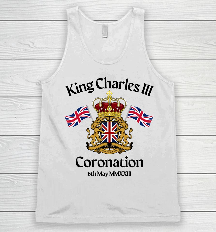 King Charles Iii Coronation 2023 The King's Coronation Unisex Tank Top