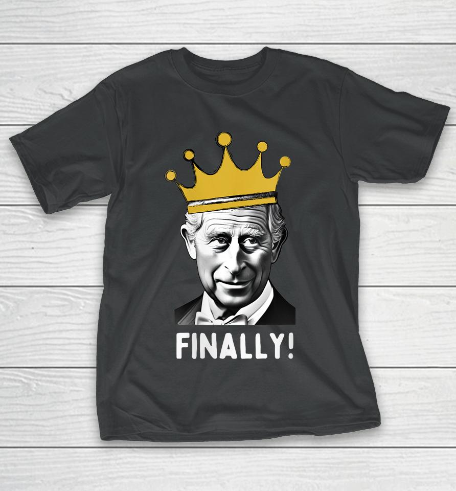 King Charles Iii Coronation Memorabilia Souvenir Party T-Shirt