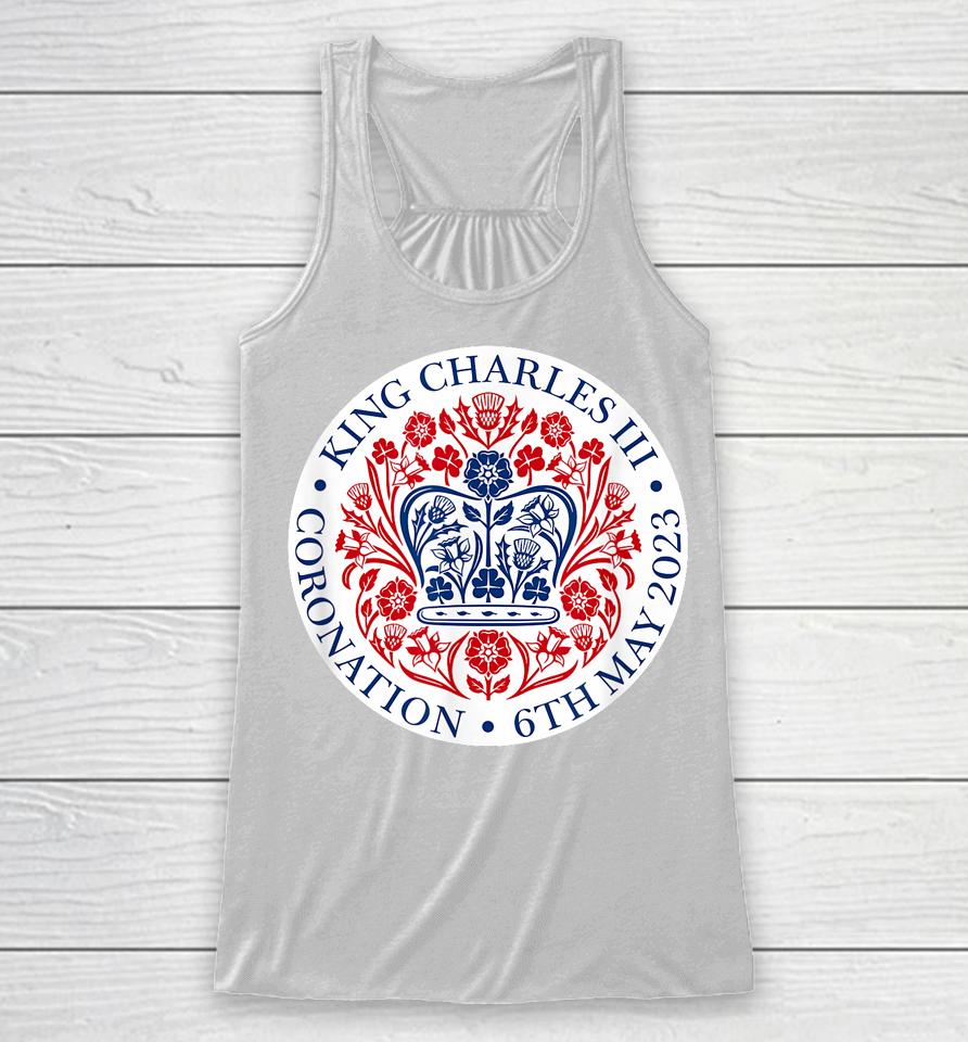 King Charles Iii Coronation Shirt Official Logo Watch Party Racerback Tank