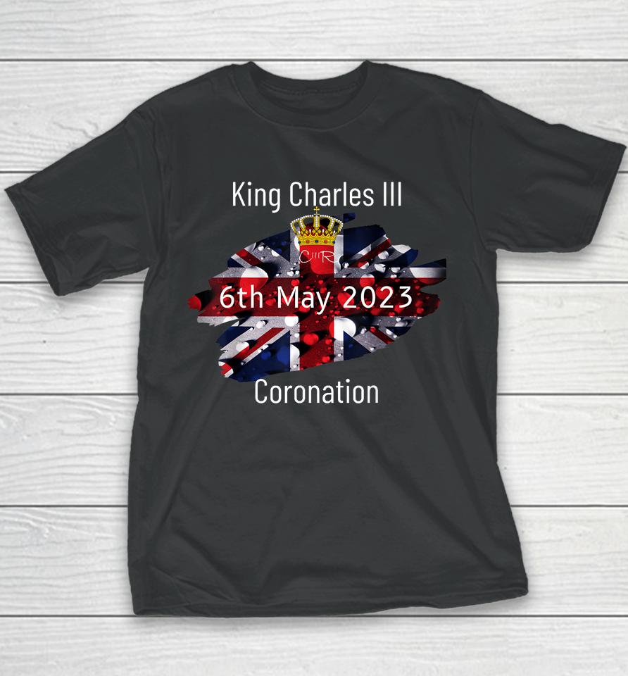 King Charles Iii Royal Family Coronation 6Th May 2023 Youth T-Shirt