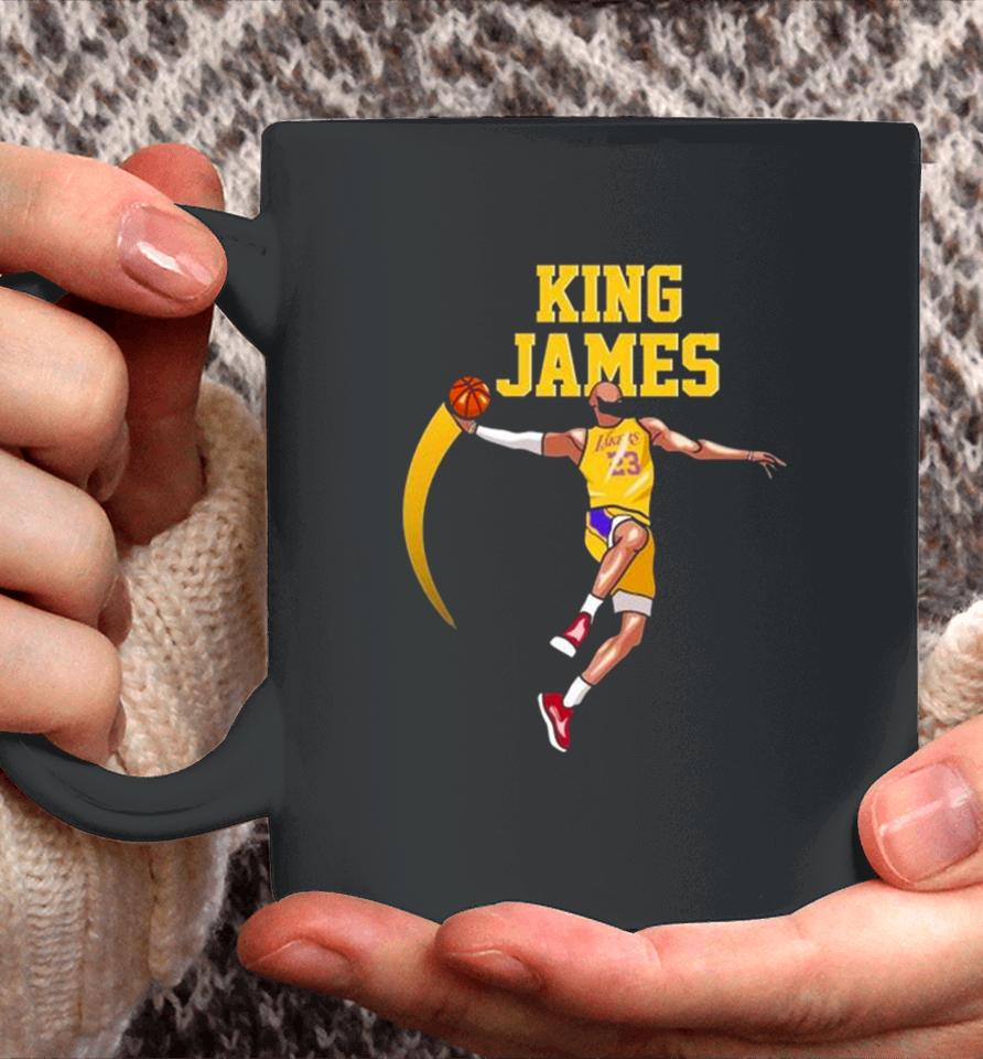 King James Basketball Player Los Angeles Lakers Nba Coffee Mug