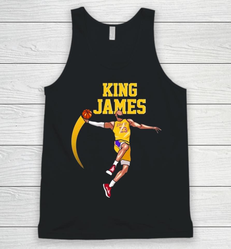 King James Basketball Player Los Angeles Lakers Nba Unisex Tank Top