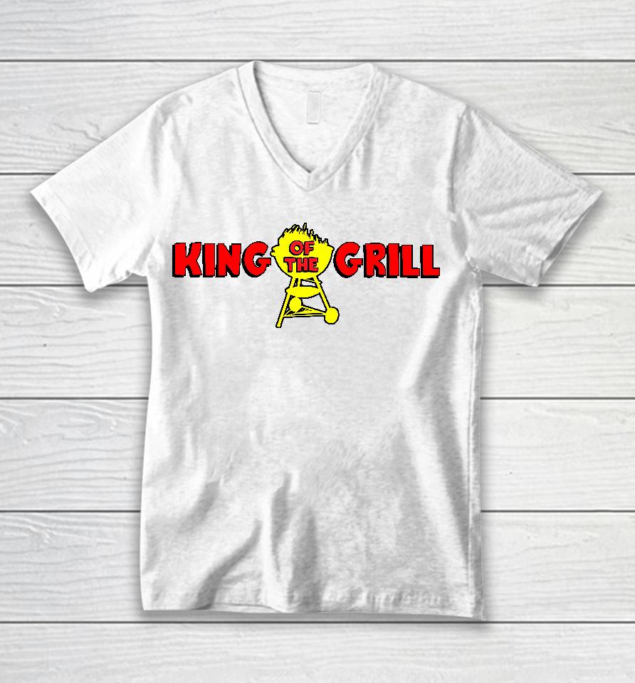 King Of The Grill Middleclassfancy Store Unisex V-Neck T-Shirt